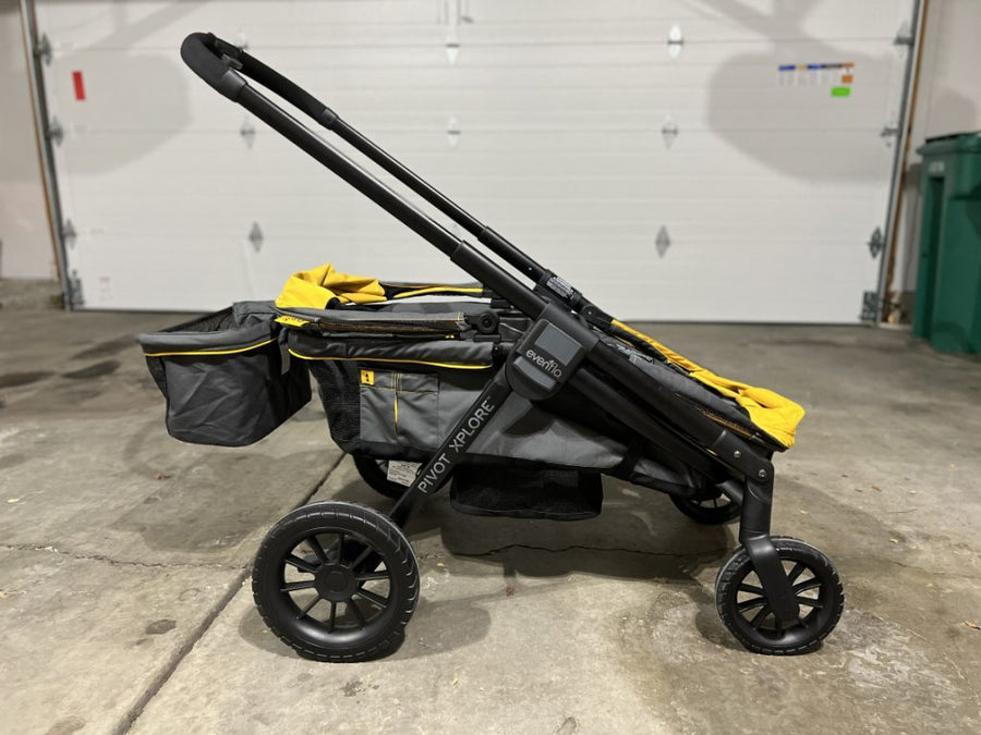 an Evenflo wagon stroller