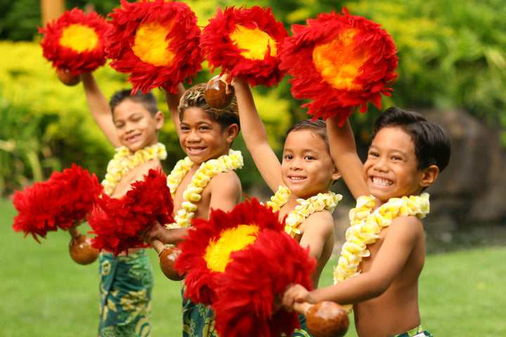 Polynesian and hawaiian children