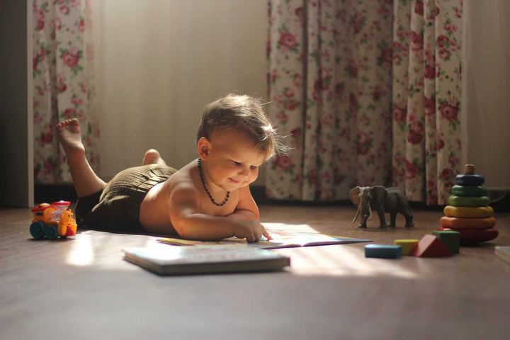 Baby Playing on the Floor