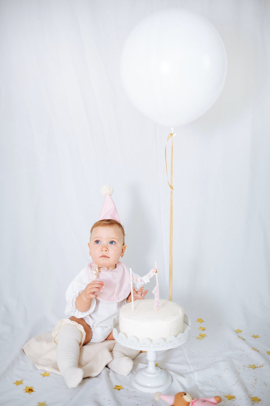  a baby celebrating 