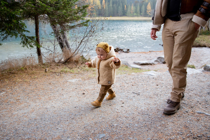 11 week old baby walking