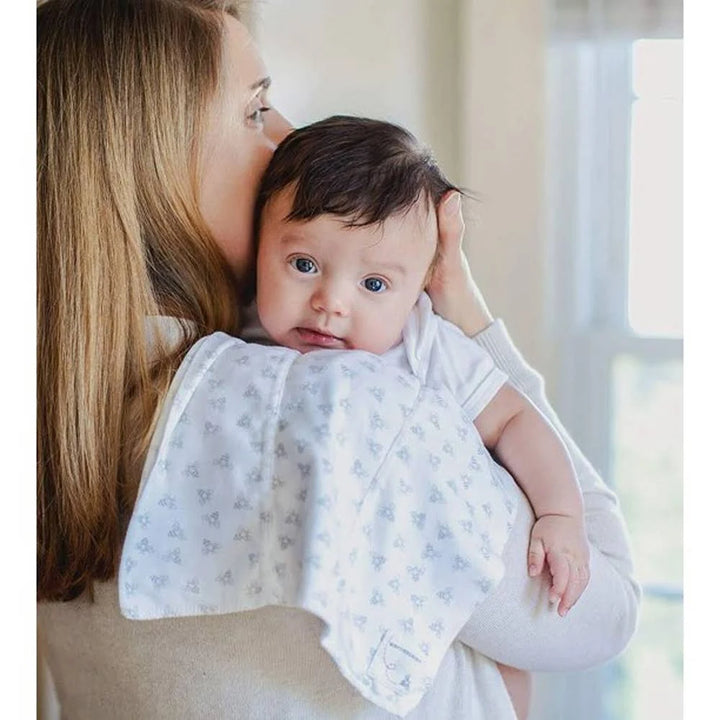 Mom with baby on shoulder