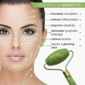 Jade Roller with Gua Sha