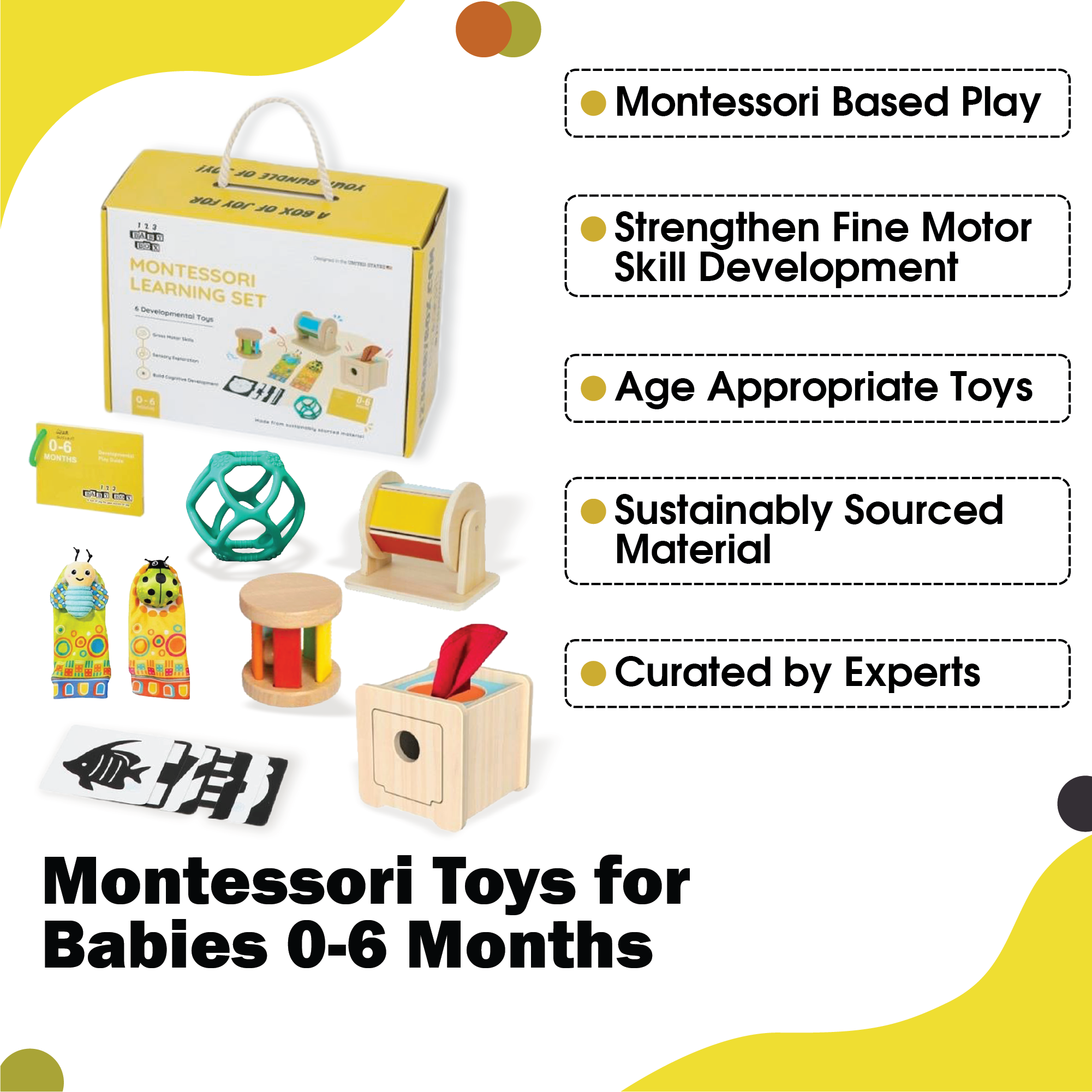 Montessori Educational Box (0-6 Months)