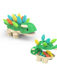 Counting and Coloring Dinosaur Toy