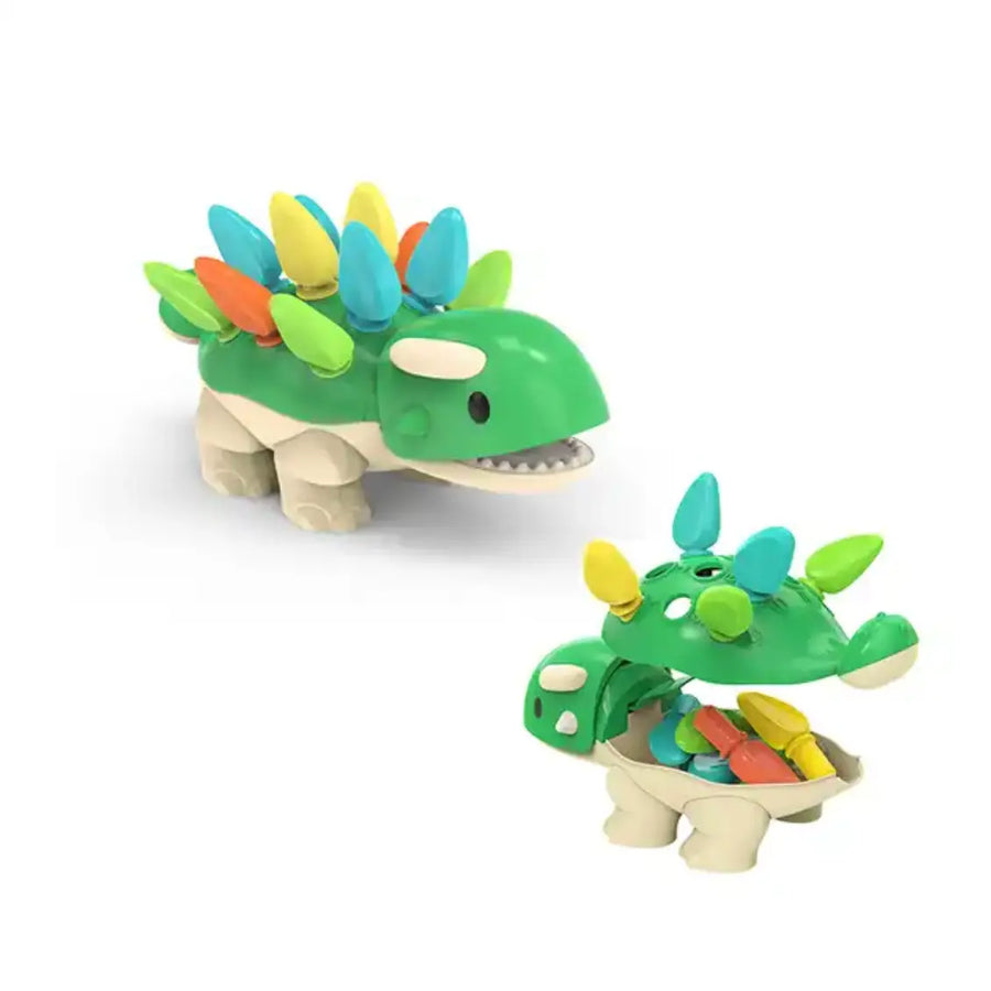 Counting and Coloring Dinosaur Toy