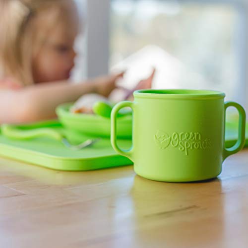 green sprouts Silicone Learning Cup