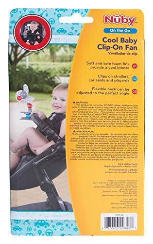 Nuby Baby Mini Clip On Stroller & Car Seat Fan
