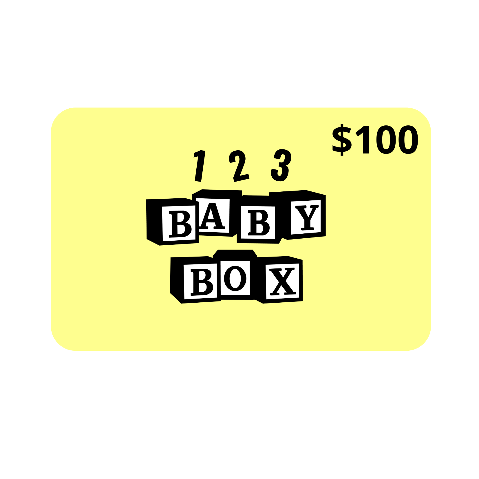 123 Baby Box Gift Card Media $100