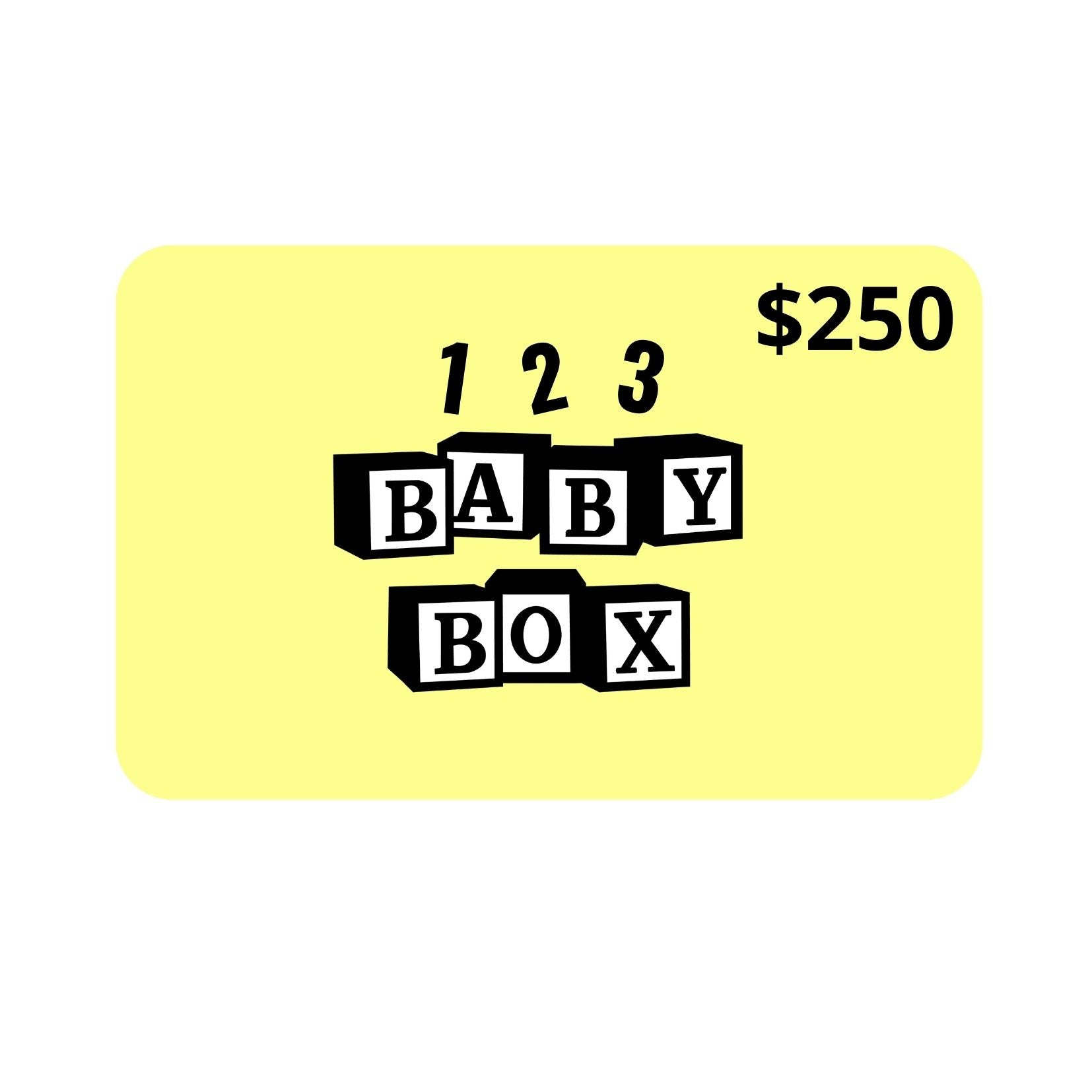 123 Baby Box Gift Card